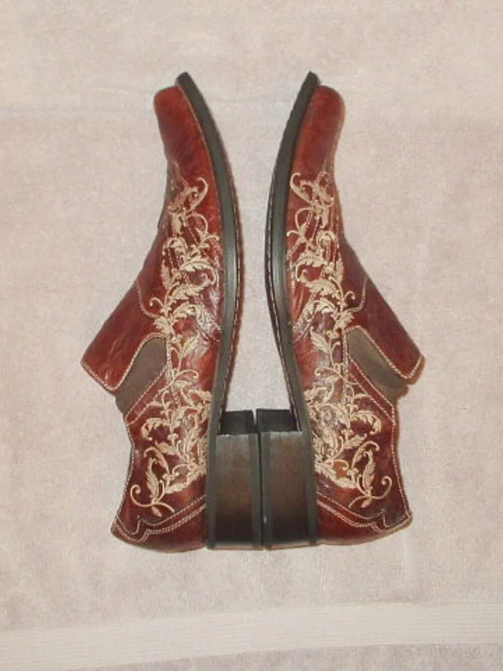 Vtg 90s Y2K Giorgio Brutini G-Rock Loafer Shoes 11 Gangster Beatle Rockabilly